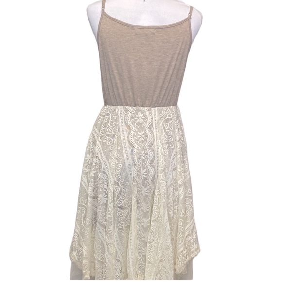 Altar’d State Lace Tulle Handkerchief Hem Dress - Picture 7 of 8